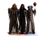 Pack Trio : les trois animatroniques Halloween de 180 cm